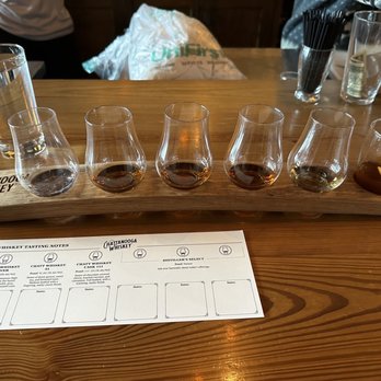 Chattanooga Whiskey - Tasting flight. - Distilleries Near Me - Chattanooga, Tennessee