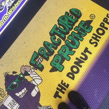 Fractured Prune Donuts - I love a good shoe shot, also the prune logo is adorable. - Donuts Near Me - North Wildwood, New Jersey