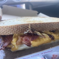 Dunkin' - Grilled Cheese add Bacon