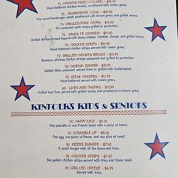 Kinfolks Restaurant - Menu