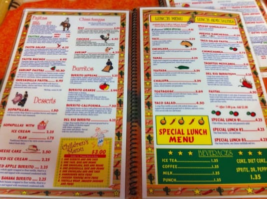 Menu photo 6 Ameca Mexican Restaurant White Hall, AR