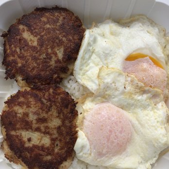 Keoki's - Corned beef patty rice plate w/o corned beef. - Breakfast & Brunch Near Me - Lihue, Hawaii