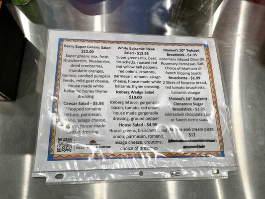 Menu photo 3 Malawi's Pizza Provo, UT