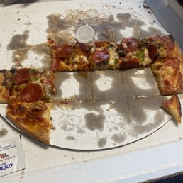 Works pizza! ALMOST GONE Works pizza! ALMOST GONE