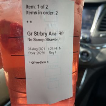 Starbucks - I asked for no strawberries - Coffee & Tea Near Me - Cary, Illinois Starbucks - I asked for no strawberries - Coffee & Tea Near Me - Cary, Illinois