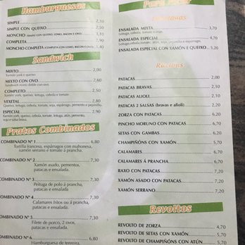 Victor Garcia - Menu 2 - Coffee & Tea Near Me - Pontecesures, PO Victor Garcia - Menu 2 - Coffee & Tea Near Me - Pontecesures, PO