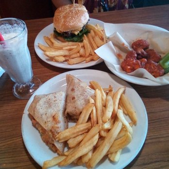 Denny's - Loaded nacho burrito, double cheeseburger, Oreo milkshake, and wings - Breakfast & Brunch Near Me - Lake Forest, California