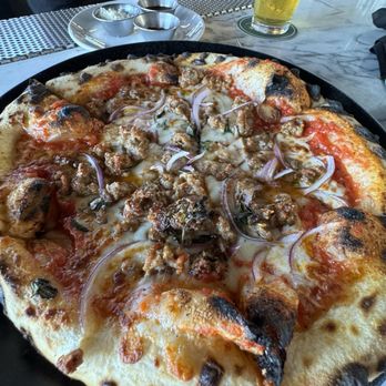 2145 Eats - Italian sausage pizza - Pizza Near Me - Costa Mesa, California 2145 Eats - Italian sausage pizza - Pizza Near Me - Costa Mesa, California