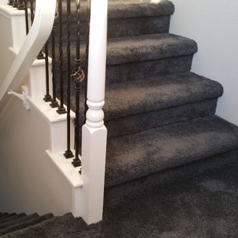 Cottage Floors Flooring America - Fabulous stair installation of Karistan "Wish Come True" Deep Dreams - Carpeting Near Me - Gilroy, California