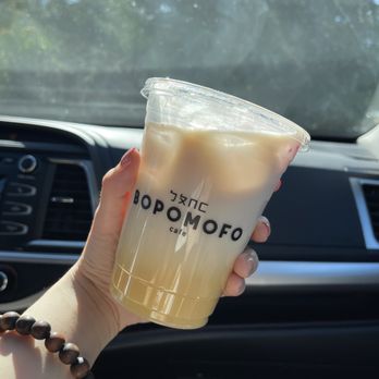 Bopomofo Cafe - Strawberry Corn Milk  * Doesn't taste like strawberry, very little added :/ - Bubble Tea Near Me - San Gabriel, California