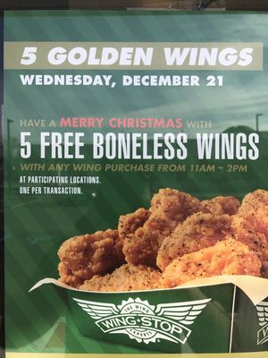 Menu photo 3 Wingstop Clifton, NJ