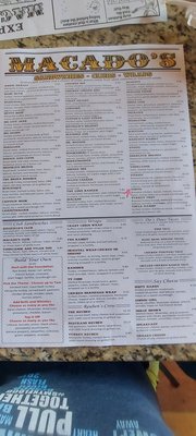 Menu photo 8 Macado's Farmville, VA