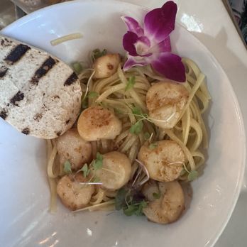 Copper Tap Grille - Pan Seared Sea Scallops with Linguine - Seafood Near Me - Panama City, Florida