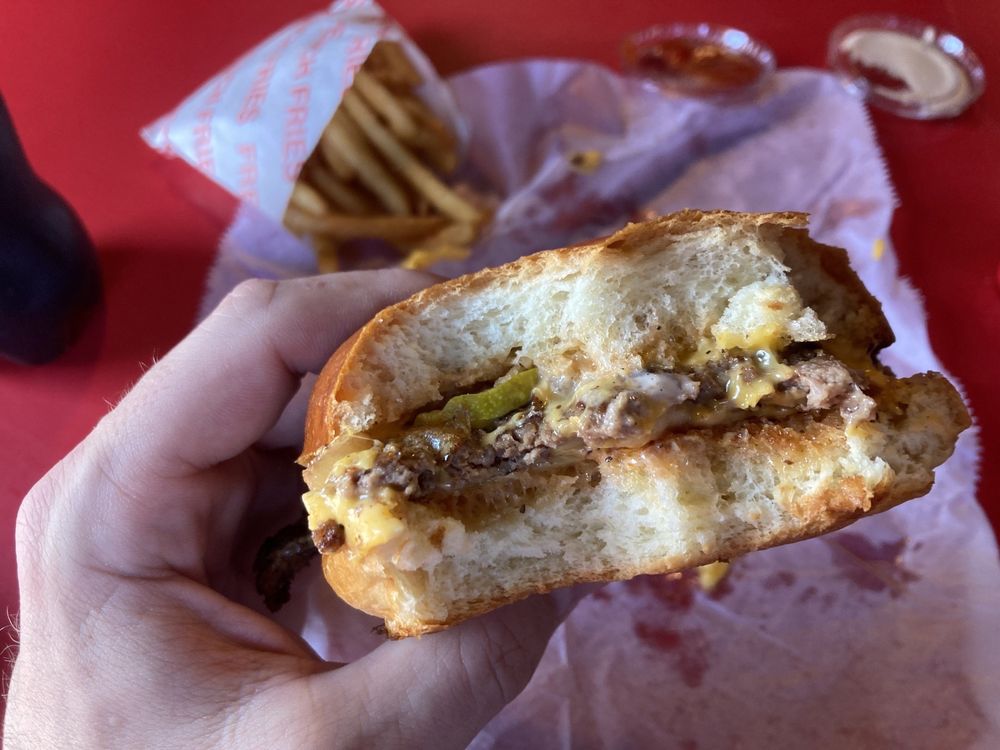 Food from Trap Boy Burger