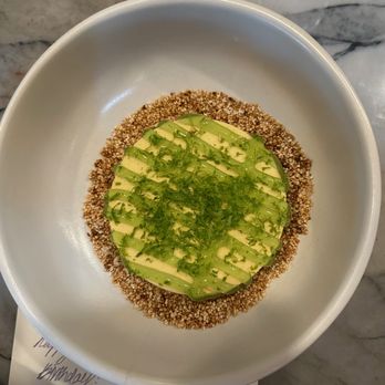 Este - Must have Semifreddo: frozen oaxacan crema, lime, puffed amaranth. - Seafood Near Me - Austin, Texas