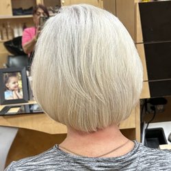 After hairstyle.