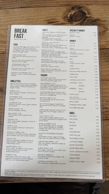 Menu photo 2 Z Cafe Bonsall, CA