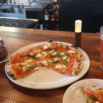 Forge Pizza - Margherita with Jalapeños! One Inch Punch IPA & Berry White!!! - Pizza Near Me - Oakland, California Forge Pizza - Margherita with Jalapeños! One Inch Punch IPA & Berry White!!! - Pizza Near Me - Oakland, California