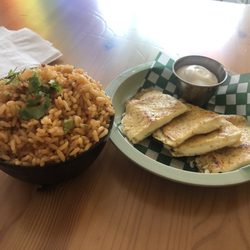 Nomada Tacos - Kids quesadilla and Mexi Rice