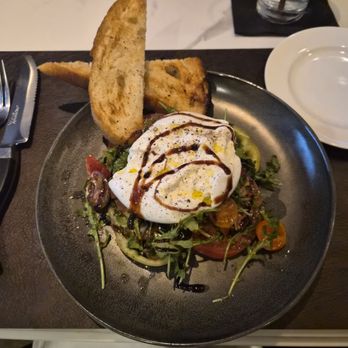 Michael Jordan's Steak House - Chicago - Burratta salad and toast - Steakhouses Near Me - Chicago, Illinois Michael Jordan's Steak House - Chicago - Burratta salad and toast - Steakhouses Near Me - Chicago, Illinois