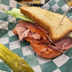 Grandma's Wine Bar and Deli - Look at this beautiful gluten free toasted sub with lettuce added after