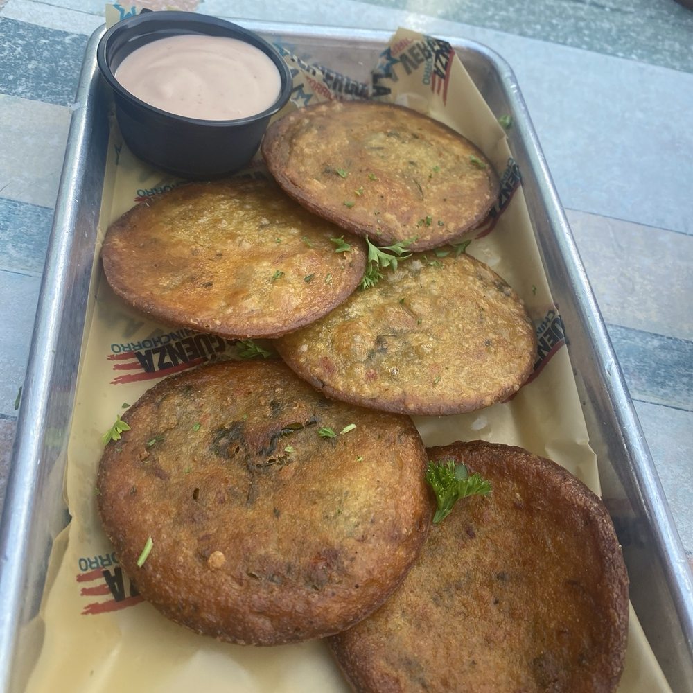 La Verguenza - Bacalaitos/cod fritters - Caribbean Near Me - San Juan, Puerto Rico La Verguenza - Bacalaitos/cod fritters - Caribbean Near Me - San Juan, Puerto Rico