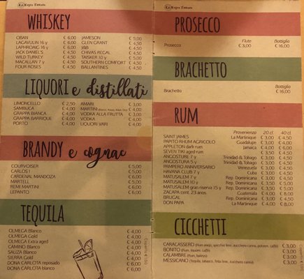 Menu photo 4 La Negra Tomasa Lecce, LE