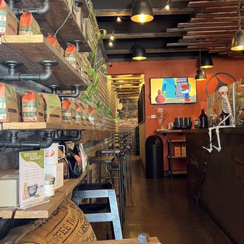 Bodhi Leaf Coffee Traders - Coffee and matcha for sale, classic cartoons playing - Coffee & Tea Near Me - Placentia, California Bodhi Leaf Coffee Traders - Coffee and matcha for sale, classic cartoons playing - Coffee & Tea Near Me - Placentia, California