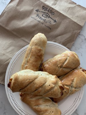 Rolling Pepperoni by null