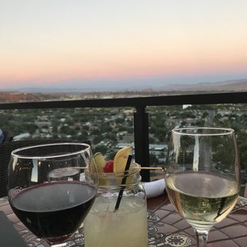 Cliffside Restaurant - Wine, limeade and that view!! - American Near Me - St George, Utah