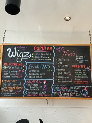Menu photo 1 Wigz Laguna Beach, CA