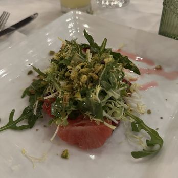 FARM - Blood orange burrata salad - French Near Me - Palm Springs, California FARM - Blood orange burrata salad - French Near Me - Palm Springs, California
