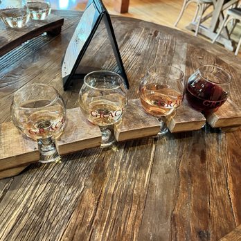 Grace Winery - Mixed Flight - Wineries Near Me - Glen Mills, Pennsylvania