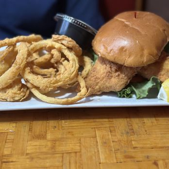 Cheers Grille & Bar - Fish sandwich loaded with fish!!! - American Near Me - Concord, New Hampshire Cheers Grille & Bar - Fish sandwich loaded with fish!!! - American Near Me - Concord, New Hampshire
