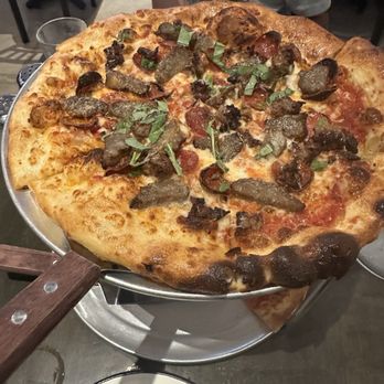 Made From Skratch Pizza Kitchen - Meat Lovers Delight - Pepperoni, sausage and meatballs. Sooo good!!!!! - Pizza Near Me - Redlands, California Made From Skratch Pizza Kitchen - Meat Lovers Delight - Pepperoni, sausage and meatballs. Sooo good!!!!! - Pizza Near Me - Redlands, California