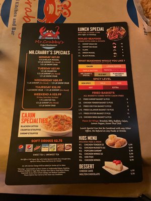 Mr.Crabby's Cajun Seafood & Bar by null