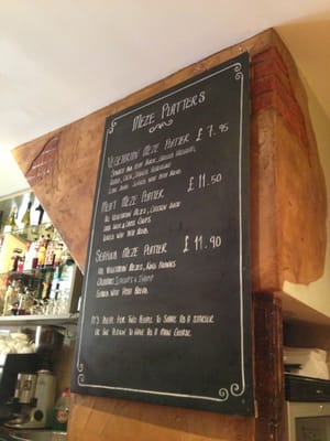 Menu photo 2 Pera Mediterranean Restaurant London, XGL
