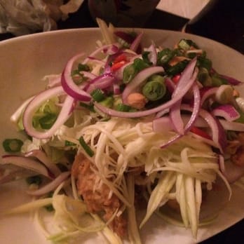 Spicy Shallot - Soft shell crab salad - Thai Near Me - Elmhurst, New York Spicy Shallot - Soft shell crab salad - Thai Near Me - Elmhurst, New York