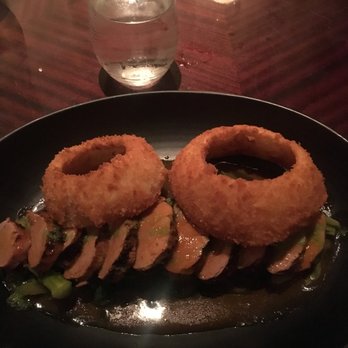 Buddakan - pork tenderloin and onion ring entree - Asian Fusion Near Me - Philadelphia, Pennsylvania Buddakan - pork tenderloin and onion ring entree - Asian Fusion Near Me - Philadelphia, Pennsylvania