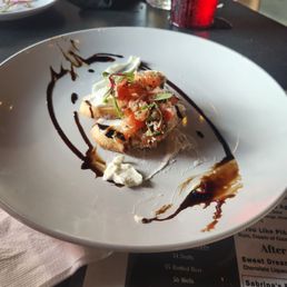 Goat cheese bruchetta