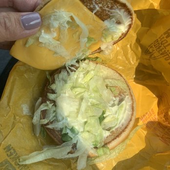 McDonalds - McChicken missing the chicken - Fast Food Near Me - Elk Grove, California