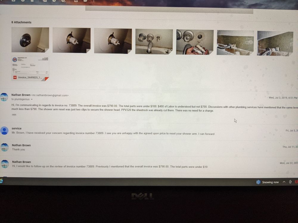 Slide of Plumb Genius