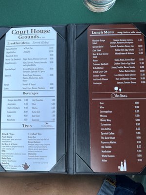 Menu photo 1 Court House Grounds Danville, IN