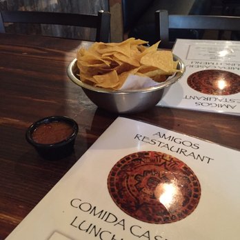 Amigos Aca Y alla - Complimentary chips & salsa. So good - Mexican Near Me - Richardson, Texas Amigos Aca Y alla - Complimentary chips & salsa. So good - Mexican Near Me - Richardson, Texas