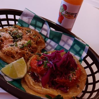 Taylor’s Tacos - Chicken Taco, Shrimp Taco, Lime and Sauce. - Tacos Near Me - Chicago, Illinois