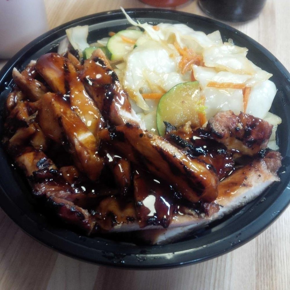 Chicken Teriyaki with Stir-fry Veggies and White Rice
