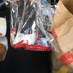And!! These ketchup care packages make my day. NO ONE else does this. Any other McDonald's will give you the evil eye for asking for ketchup