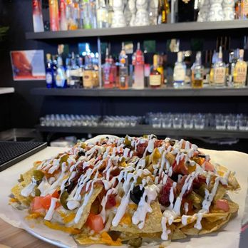 DND Bar - Nacho supreme with white sauce - Tapas Bars Near Me - Markham, Ontario