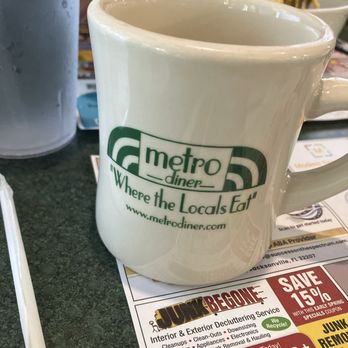 Metro Diner - Coffee mug - Breakfast & Brunch Near Me - Jacksonville, Florida