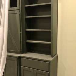 Precision Framing Cabinet Shop - Portion of huge media cabinet